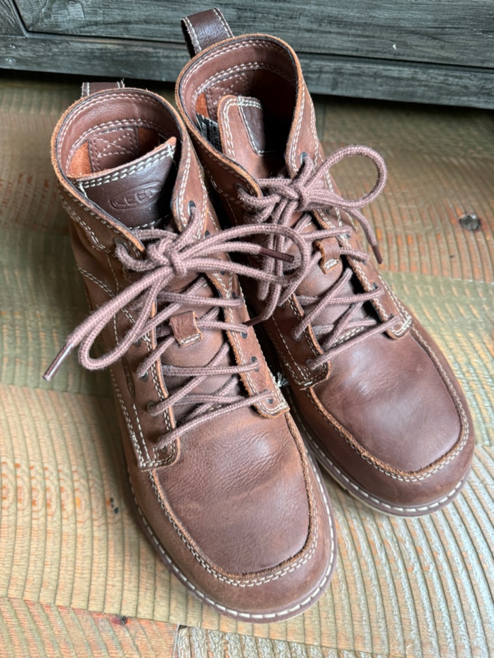 Keen Women's San Jose 6" Leather Work Boot (Aluminum Toe) size 8 - Picture 8 of 11
